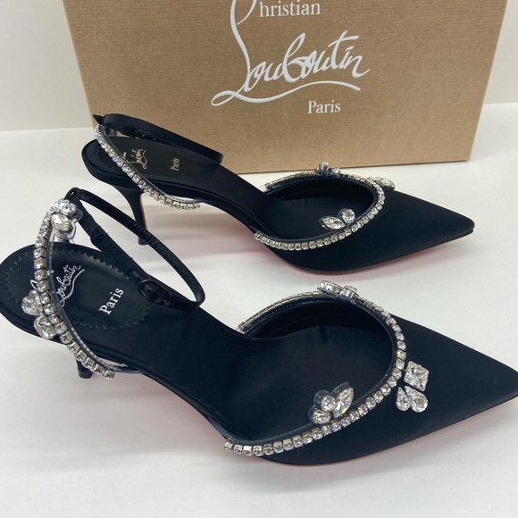 Christian Louboutin Marykate Queen 70MM Crystal-Embellished Pumps - Picture 12 of 13